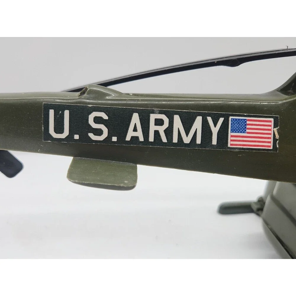 Gay Toys Inc. U.S. Army Military Helicopter Item 785 Green/Yellow Plastic USA